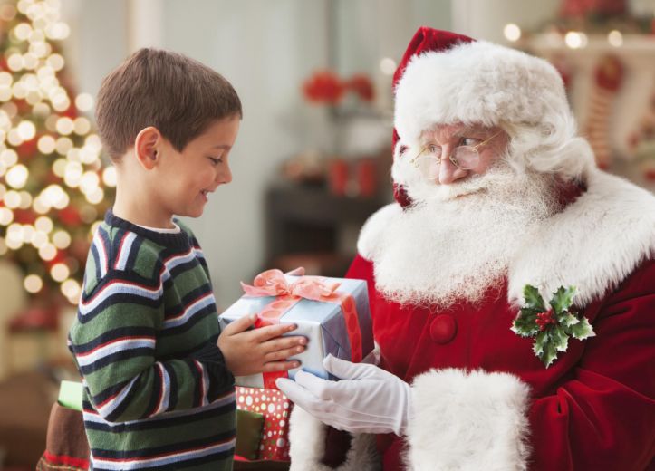 Santa Claus and Child